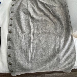 Grey Ralph Lauren pencil skirt